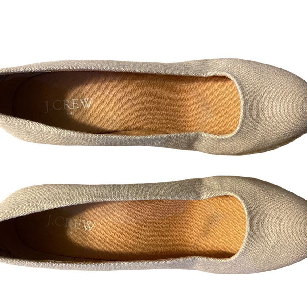 J. Crew Women's Cream/Khaki Espadrilles